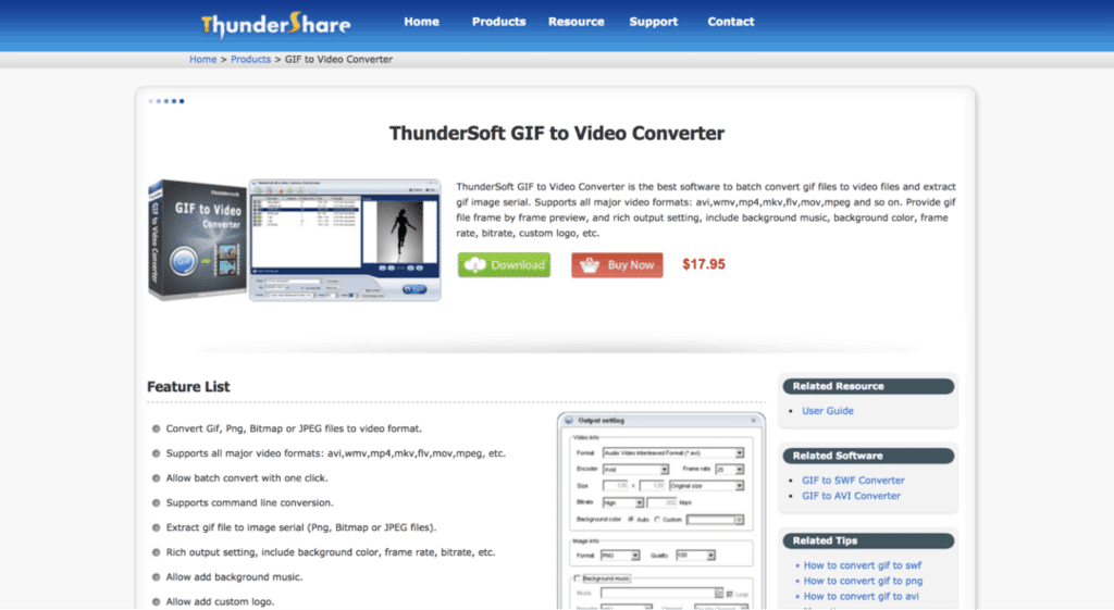 ThunderSoft GIF to Video Converter 4.5.1 instal the new for mac