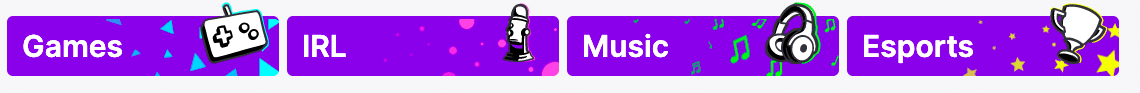 Twitch directories