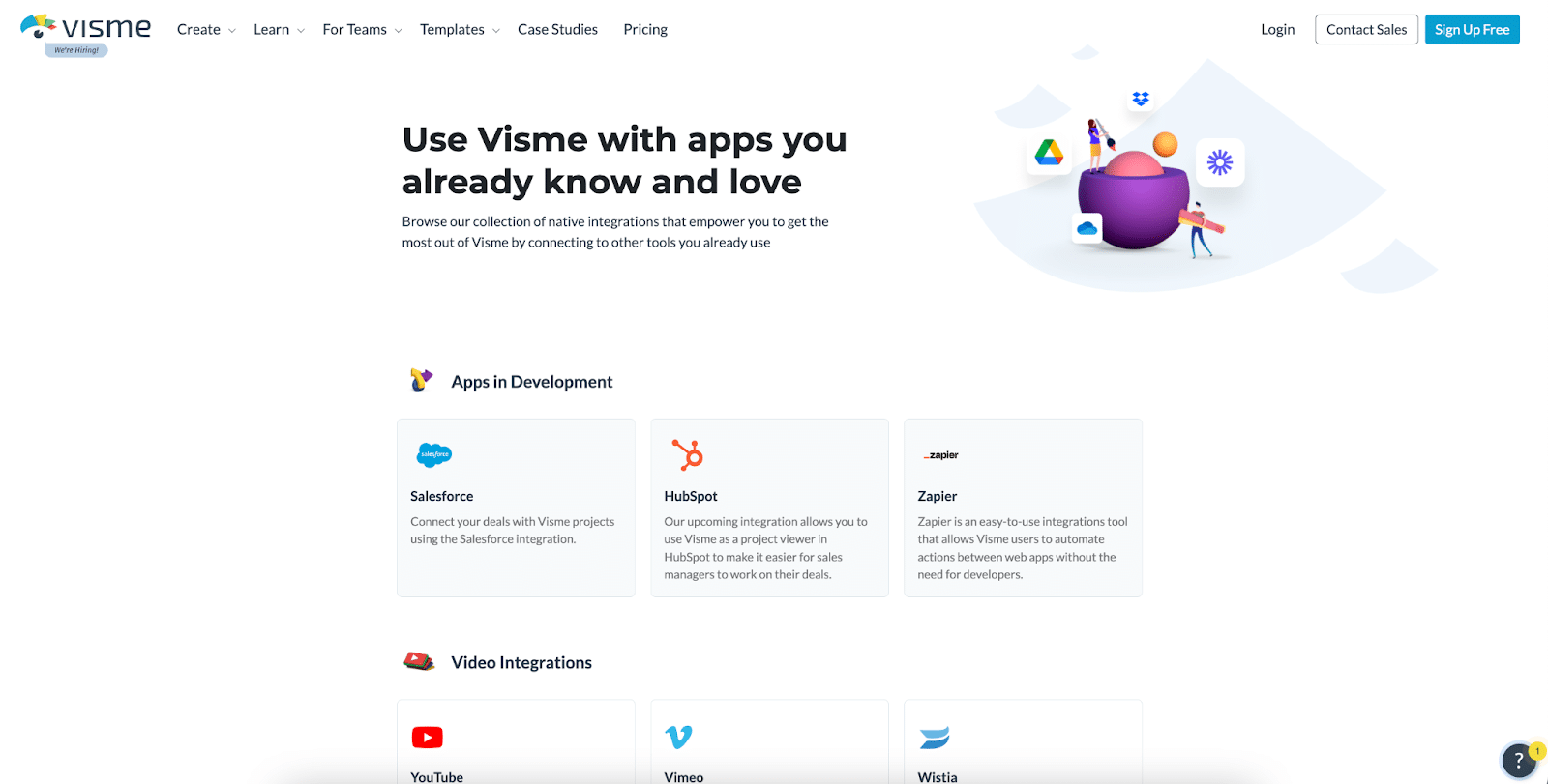 Visme apps