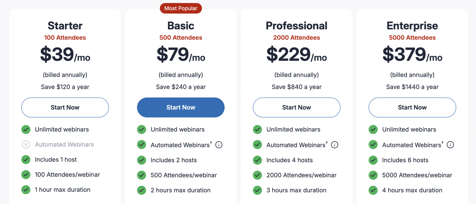 Webinar Jam Pricing