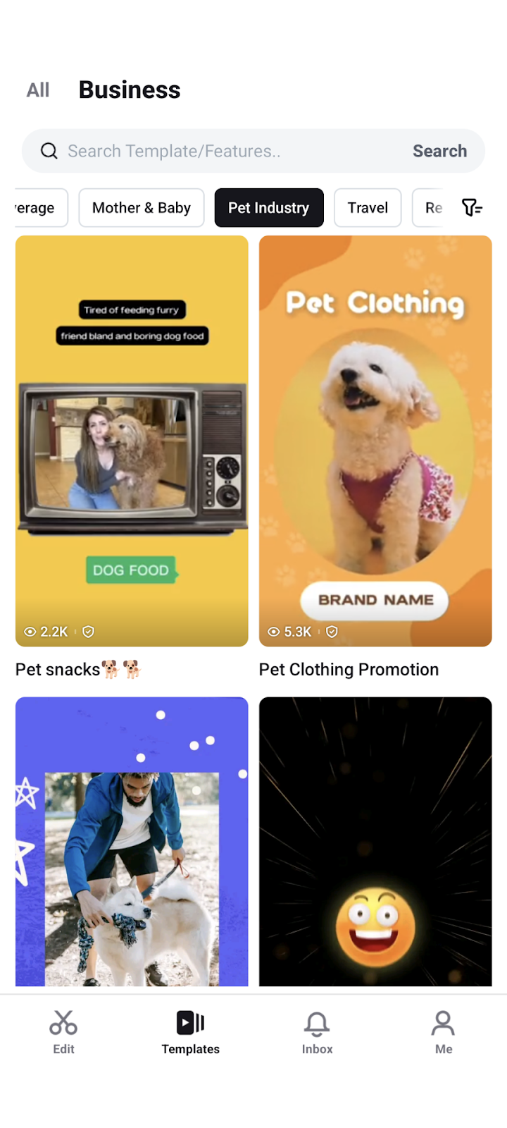 CapCut templates